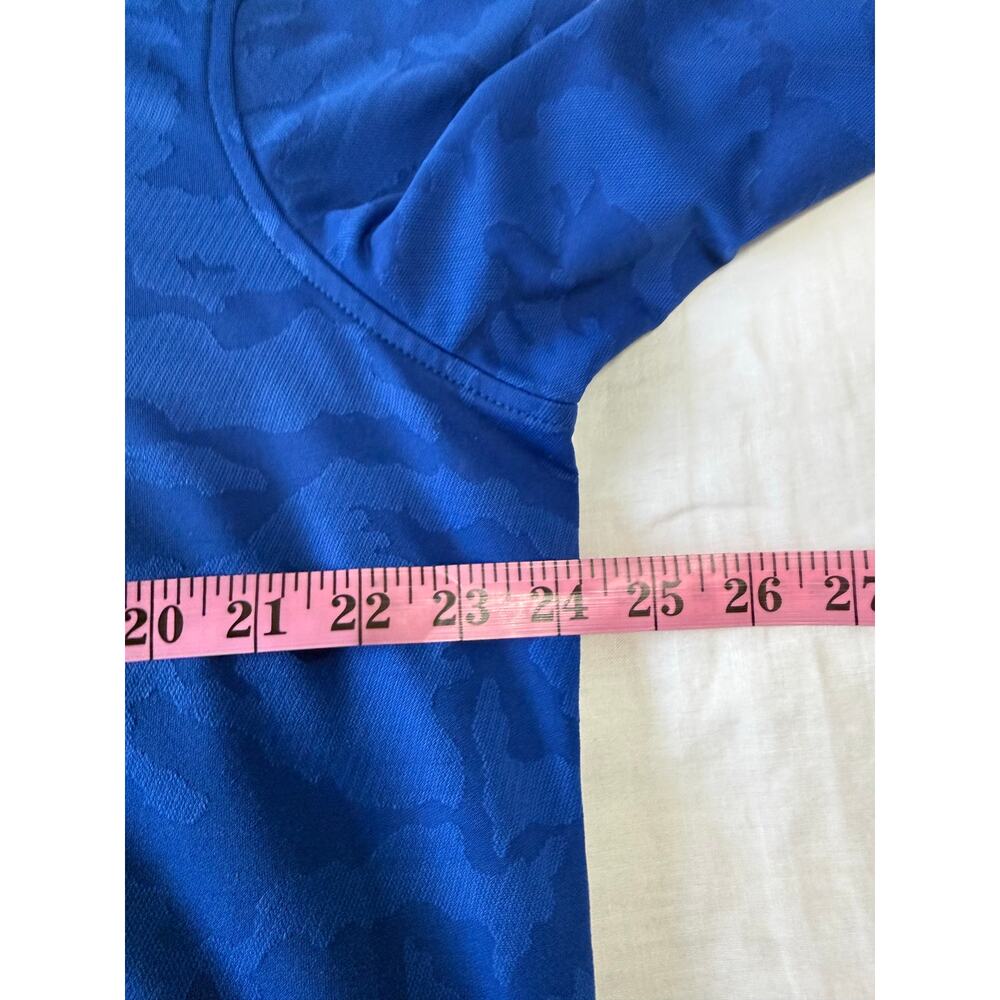 PETER MILLAR | Men’s L | Blue Perth Camo Crown Sport 1/4 Zip | Tuckaway Club EUC - Picture 6 of 10